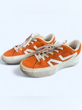 BRANDBLACK Downtown 2 Tangerine and White Low-Top Sneaker